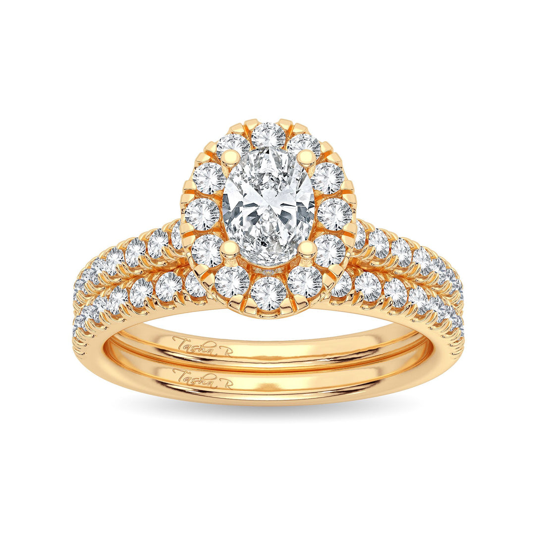 14K 1.00CT Diamond Bridal Ring