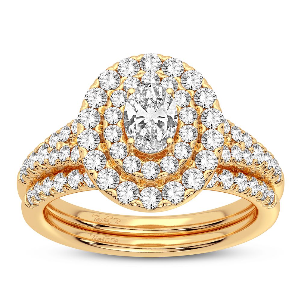 14K 1.00CT Diamond Bridal Ring