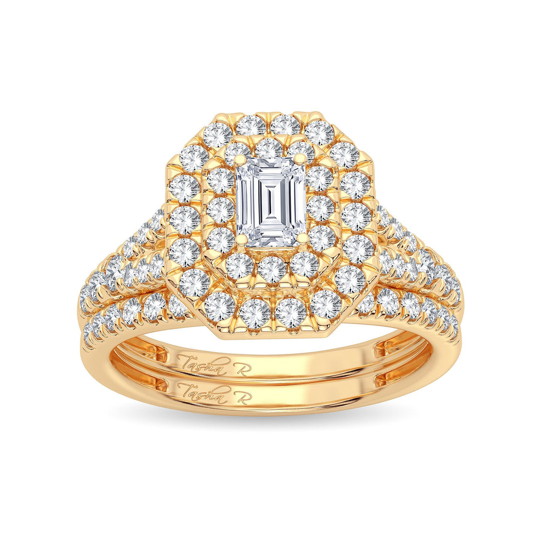 14K 1.00CT Diamond Bridal Ring