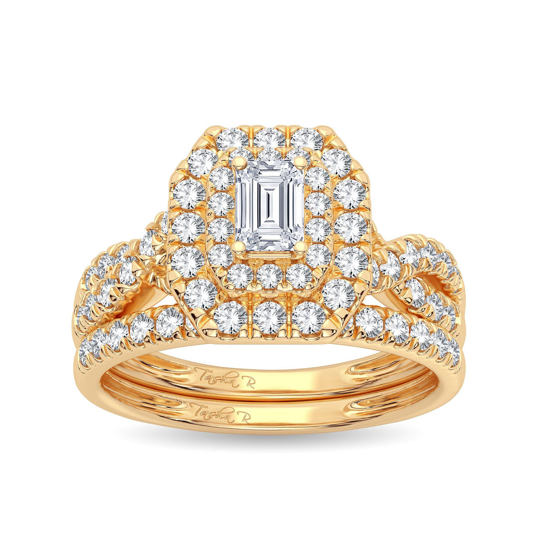 14K 1.00CT Diamond Bridal Ring