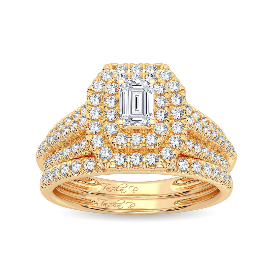 14K 1.00CT Diamond Bridal Ring