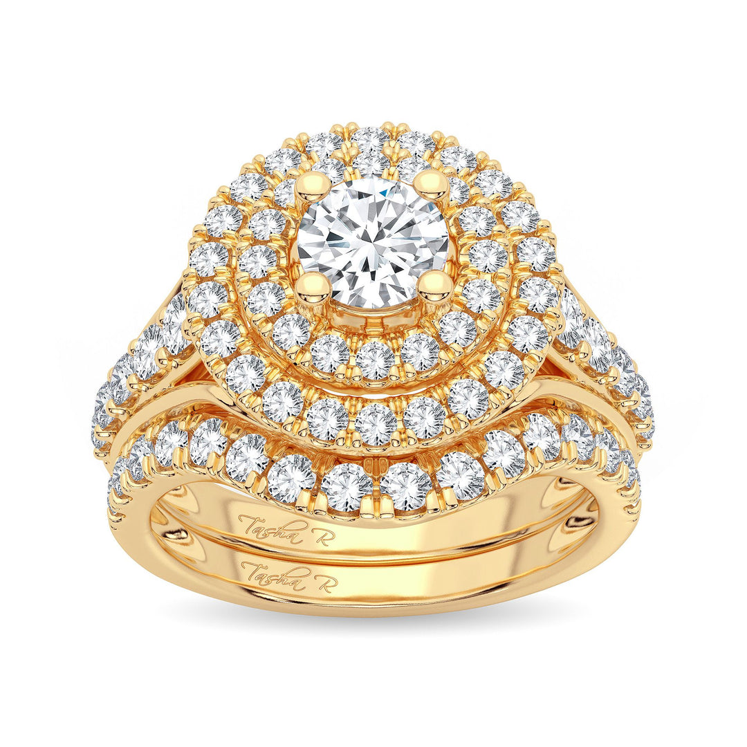 14K 2.00ct Diamond Bridal Ring