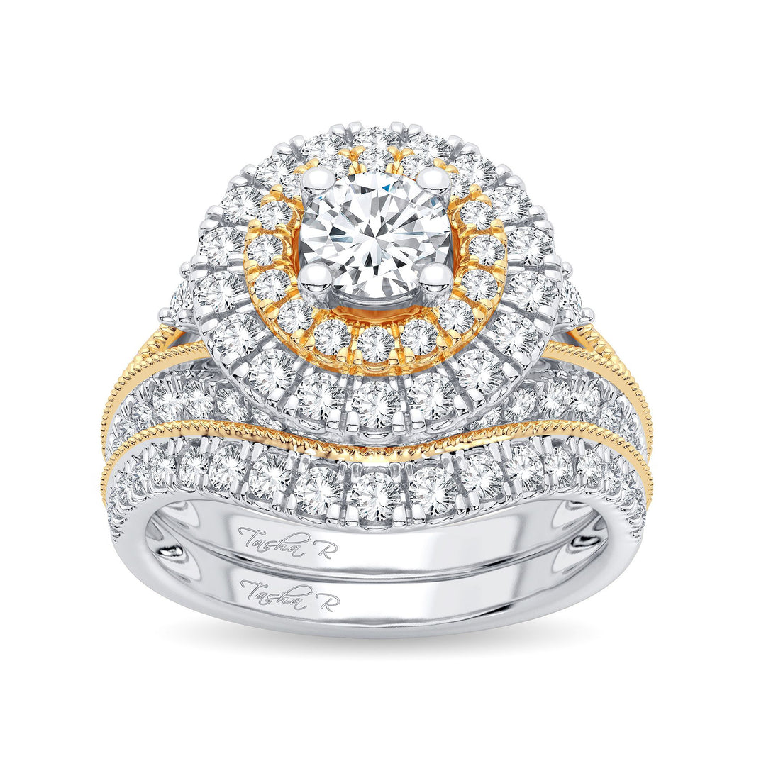 14K 2.00ct Diamond Bridal Ring