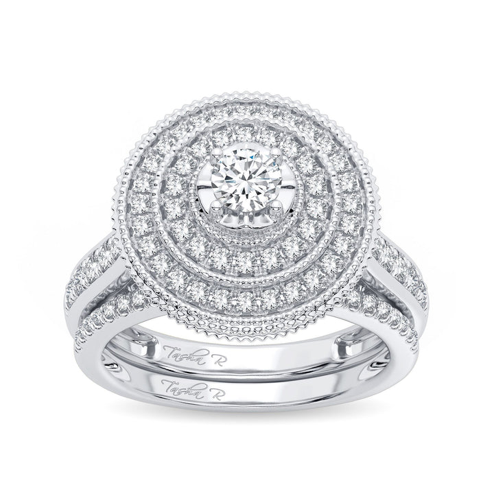Timeless 14k White Gold 1.01ct Lab Diamond Engagement Ring