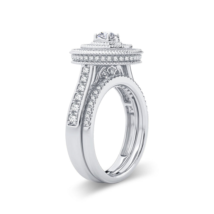 Timeless 14k White Gold 1.01ct Lab Diamond Engagement Ring