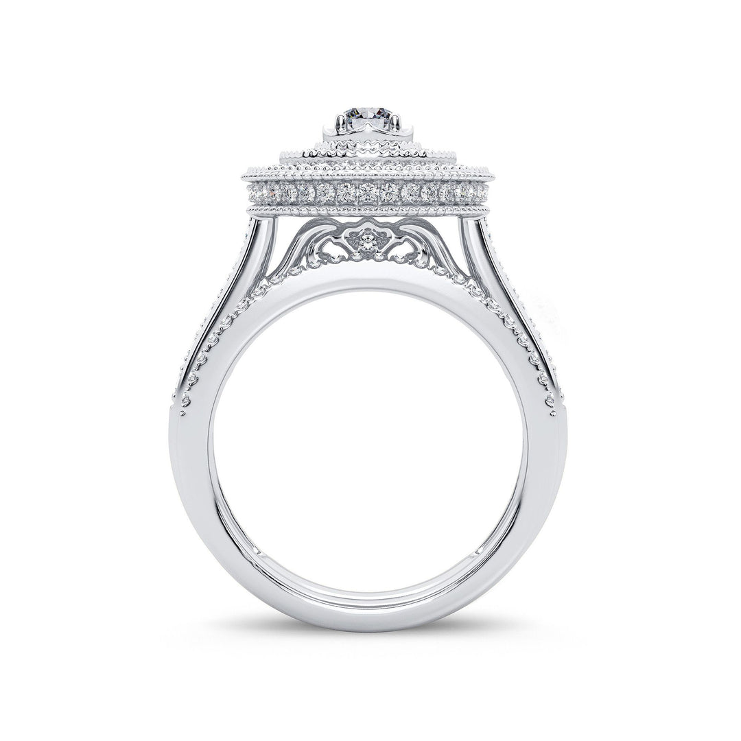 Timeless 14k White Gold 1.01ct Lab Diamond Engagement Ring