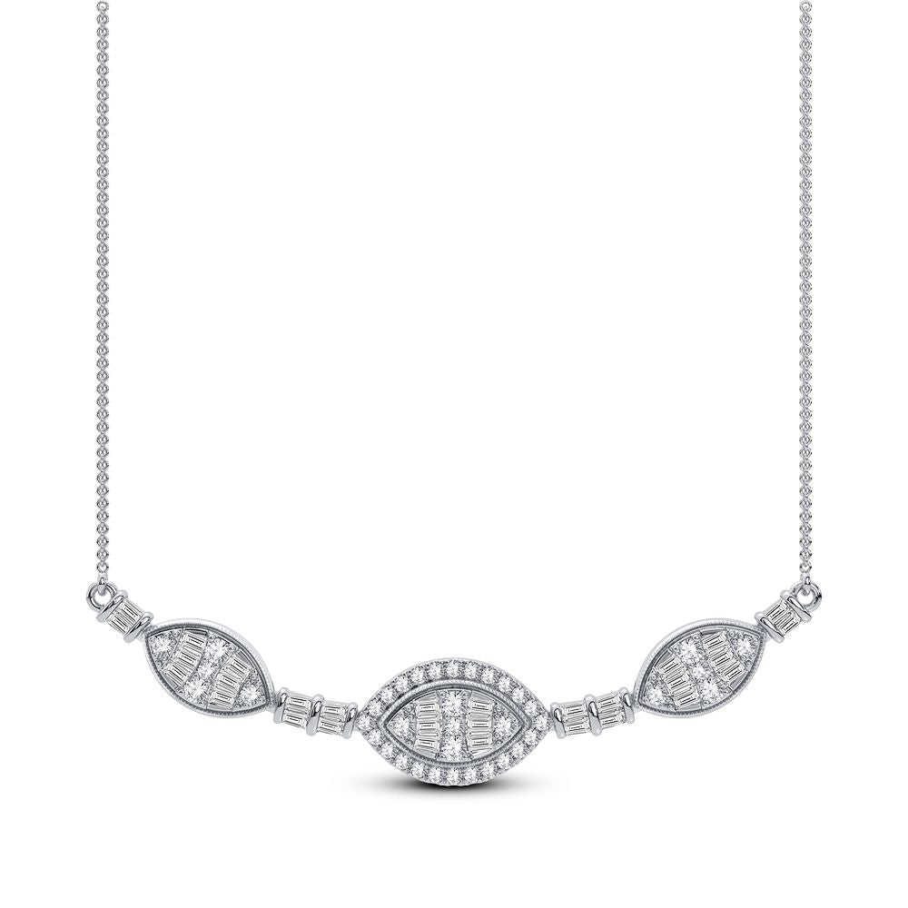 14K 0.90CT Diamond Necklace