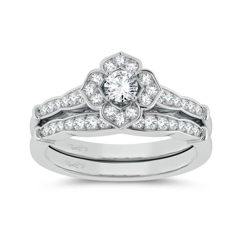 14K 0.50ct Diamond Bridal Ring