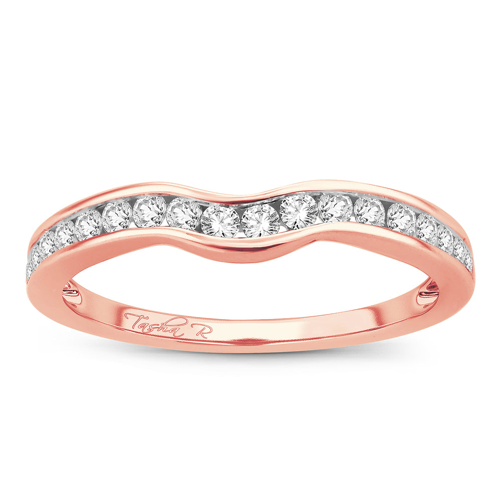 14K 0.34CT Diamond Enhancer Band