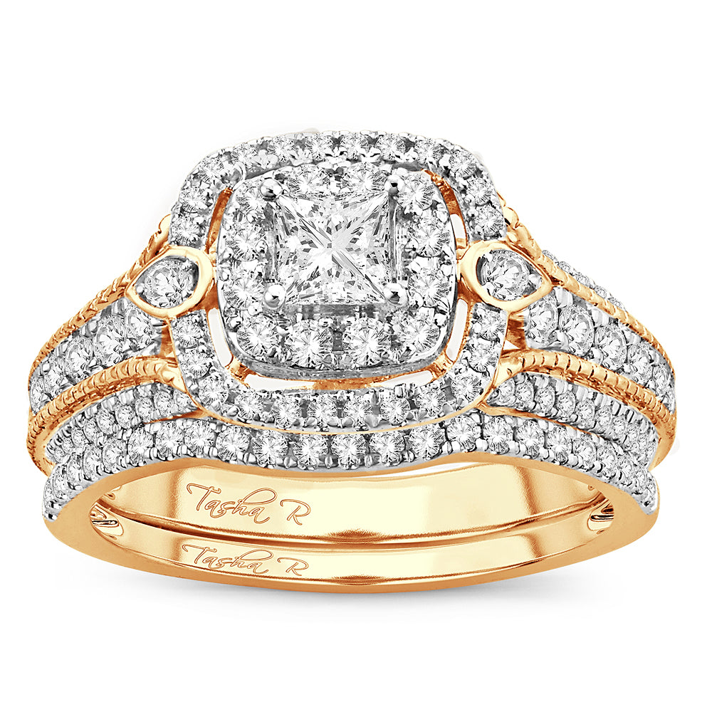 14K 1.00CT Diamond BRIDAL RING