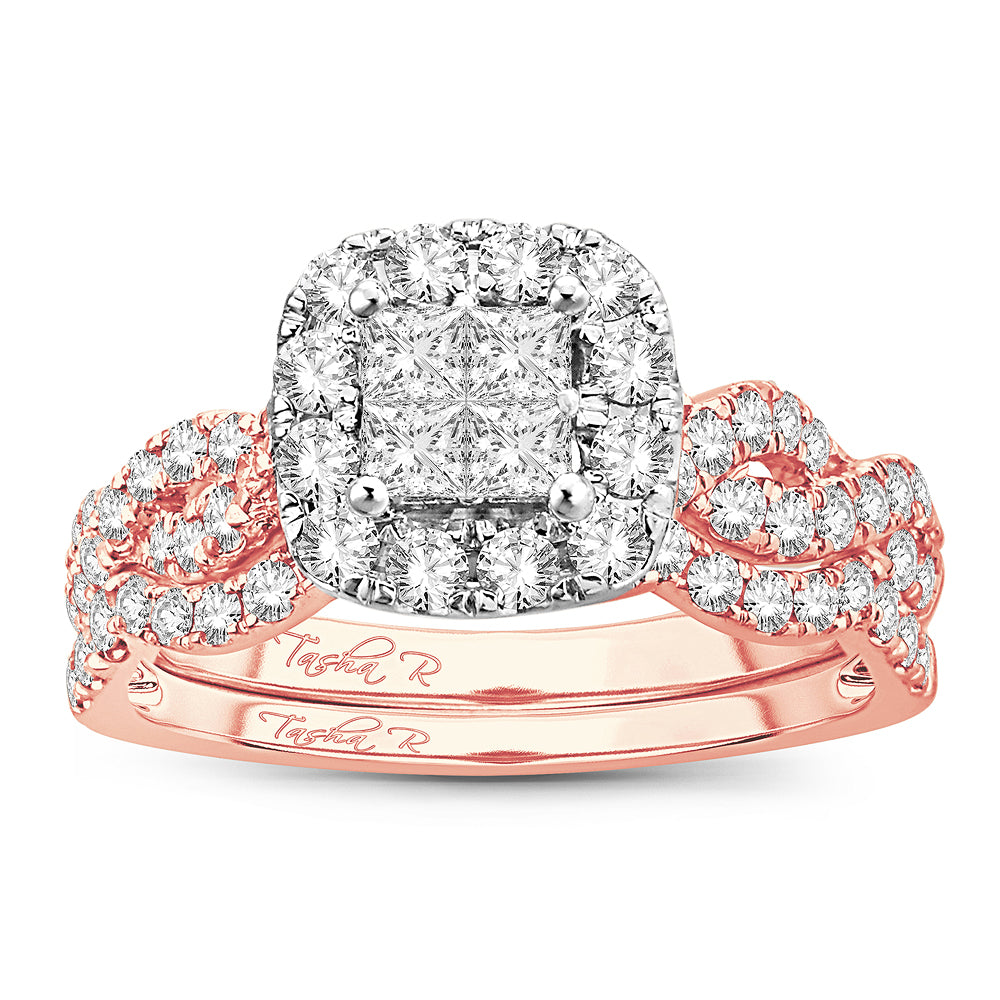 14K 1.00CT Diamond BRIDAL RING