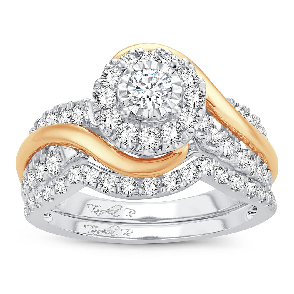 14K 1.10CT Diamond BRIDAL RING