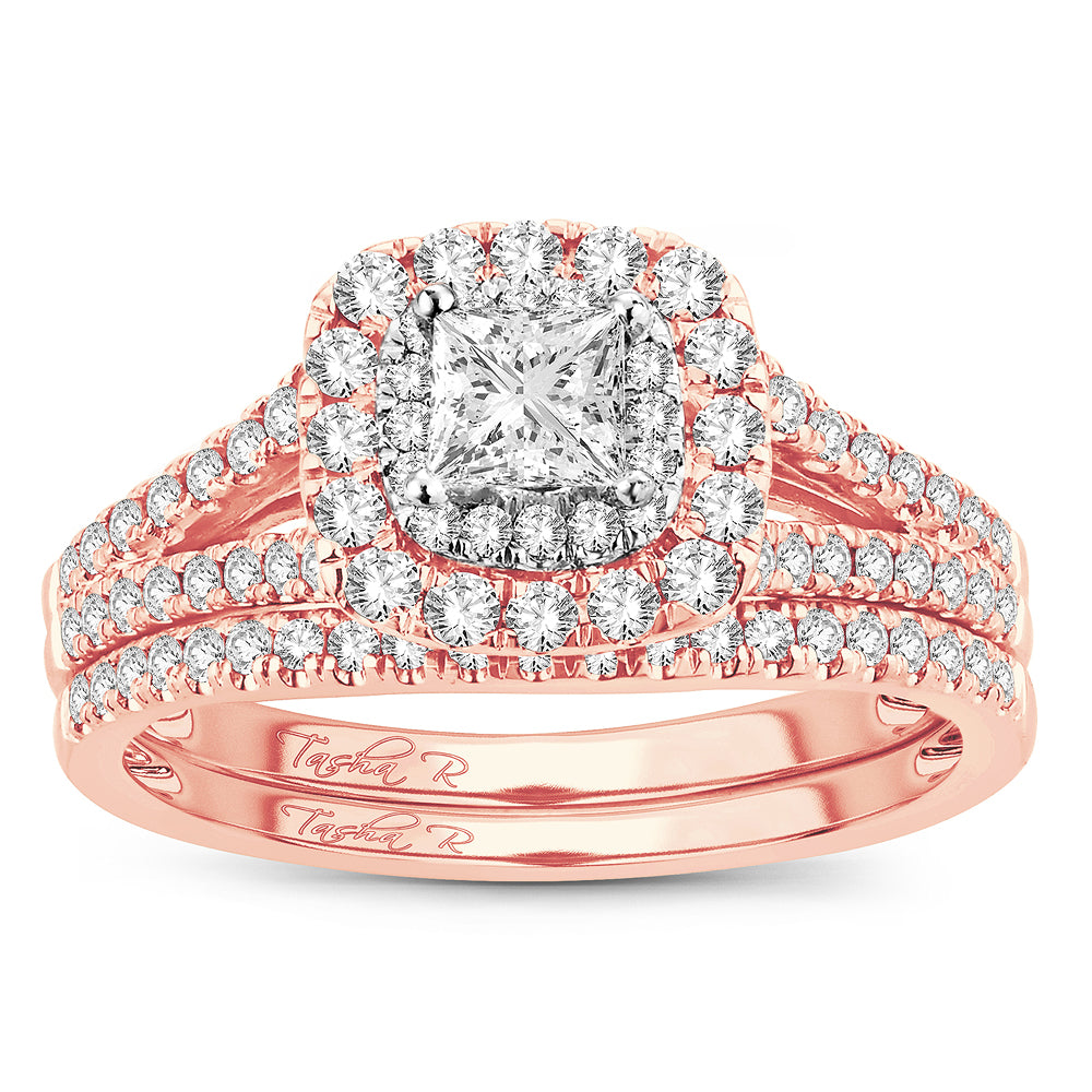 14K 1.00CT DIAMOND BRIDAL RING