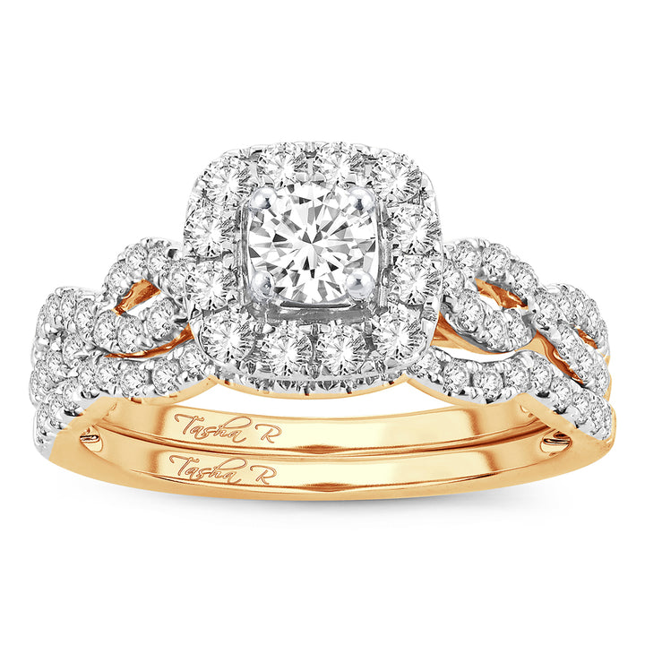 Timeless 14k Yellow Gold 1CT Lab Diamond Engagement Ring