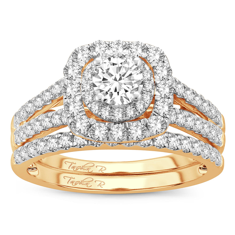 14K 1.40CT Diamond BRIDAL RING