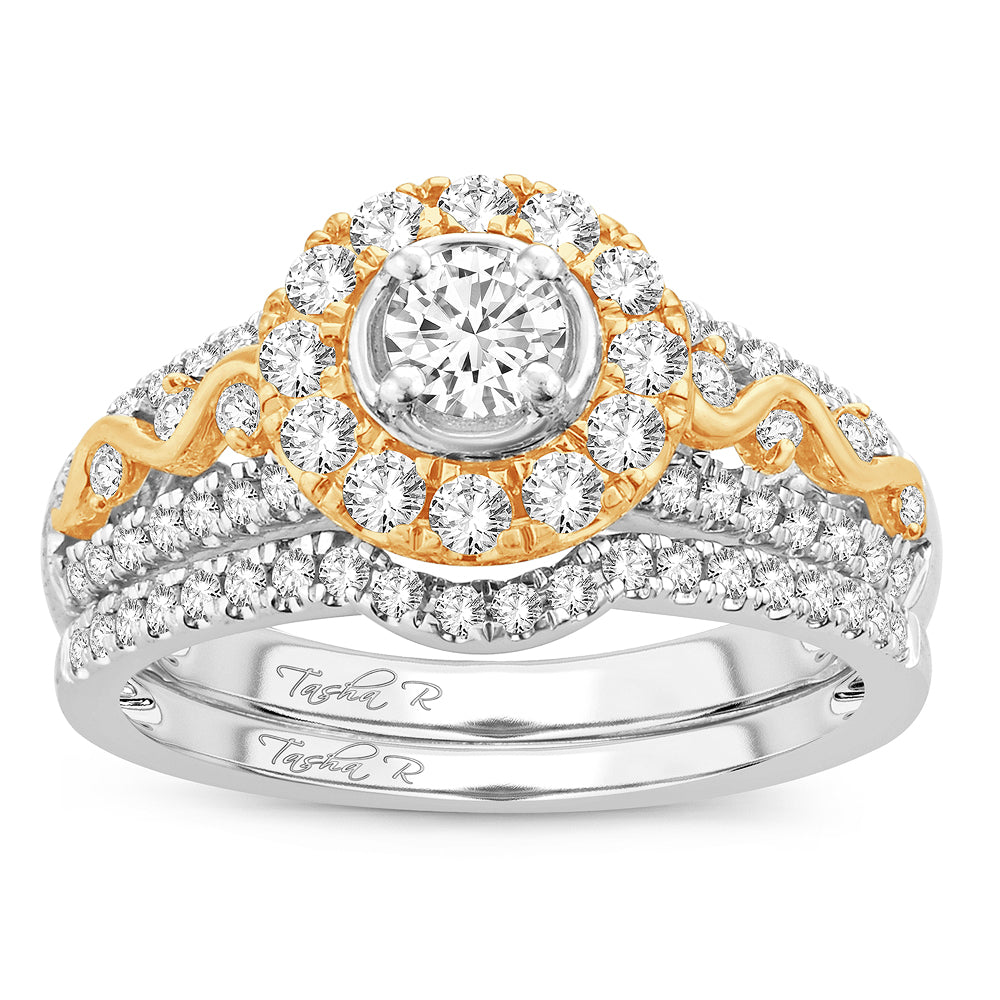 14K 1.14CT Diamond BRIDAL RING