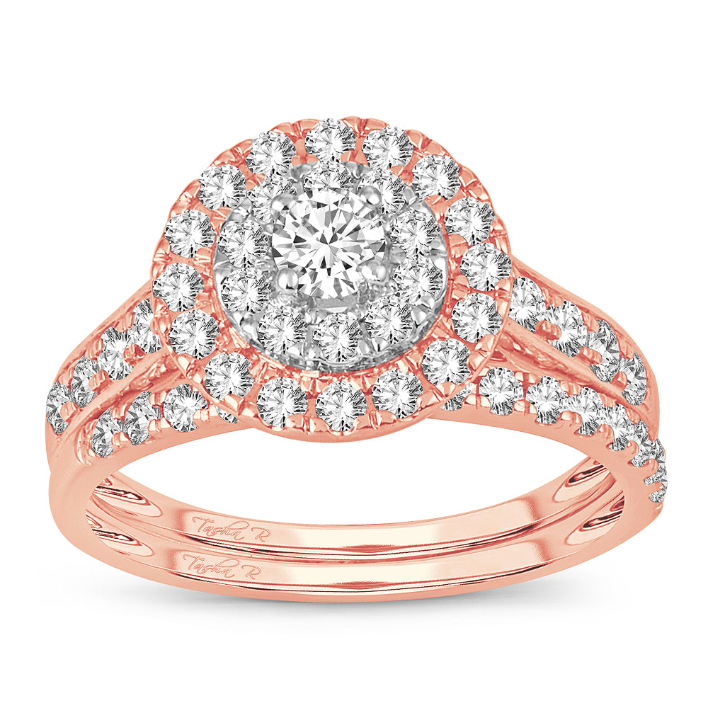 14K 1.00CT DIAMOND BRIDAL RING