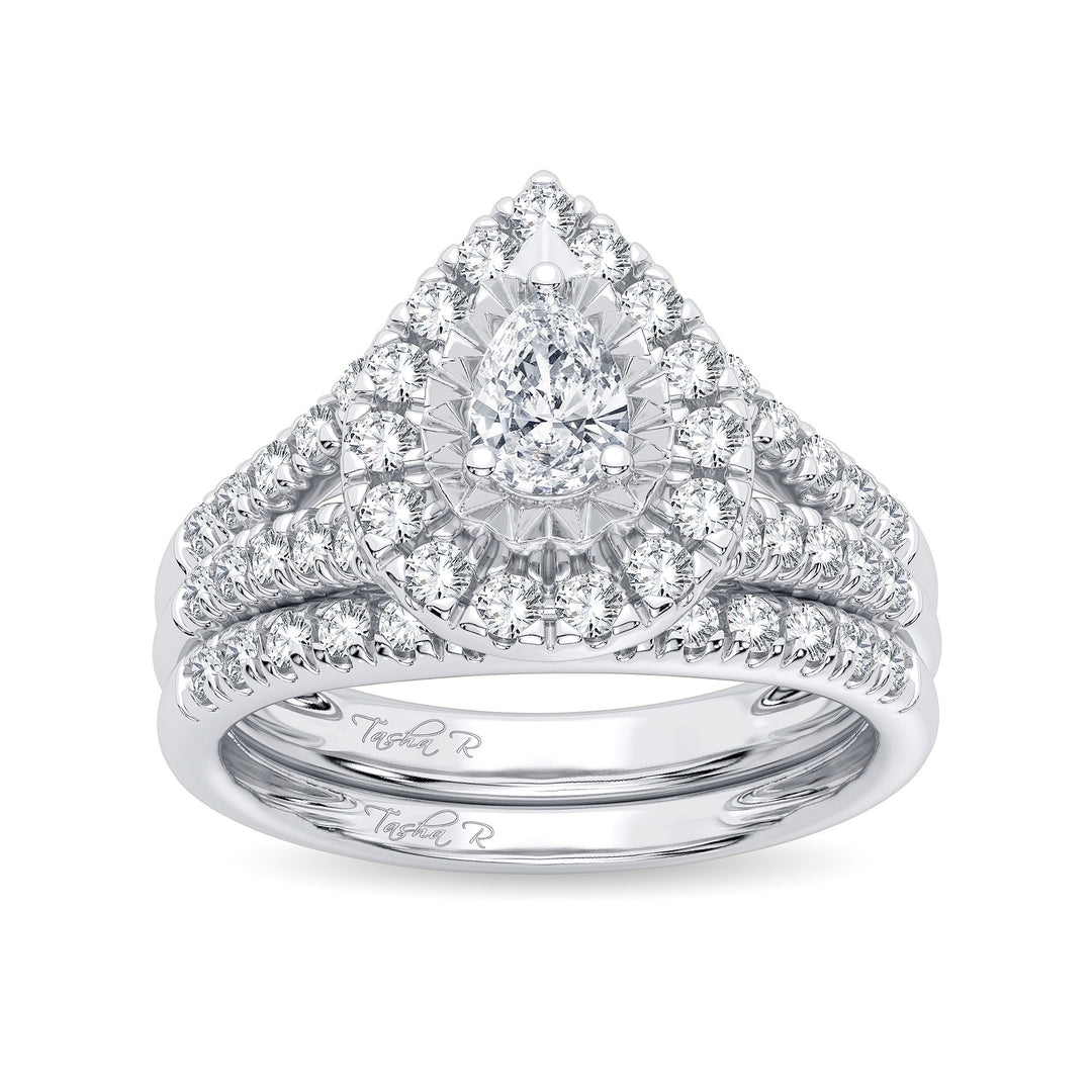 14K 1.00CT Diamond Bridal Ring