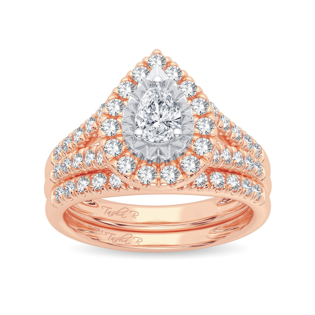 14K 1.00CT Diamond Bridal Ring