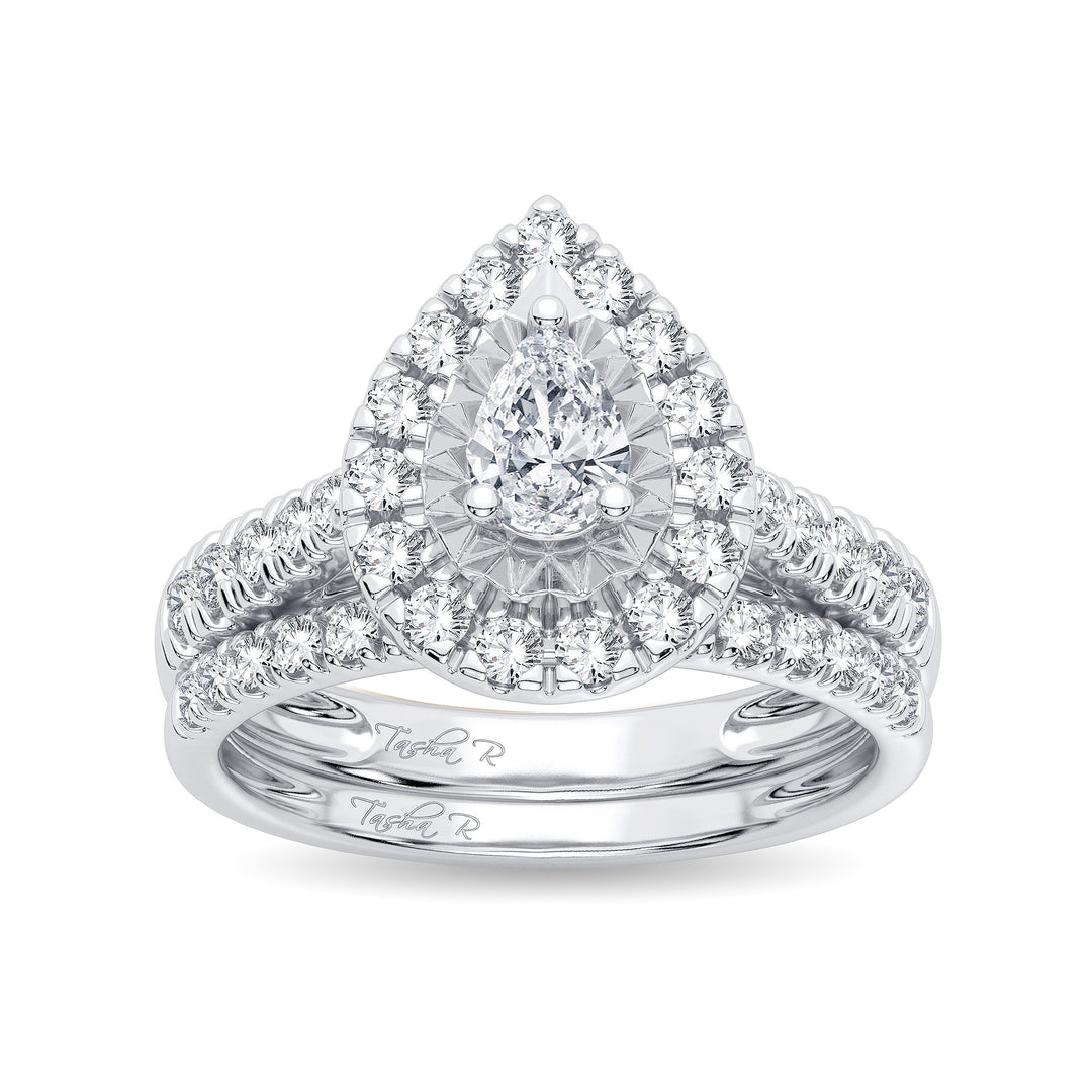 14K 1.00CT Diamond Bridal Ring