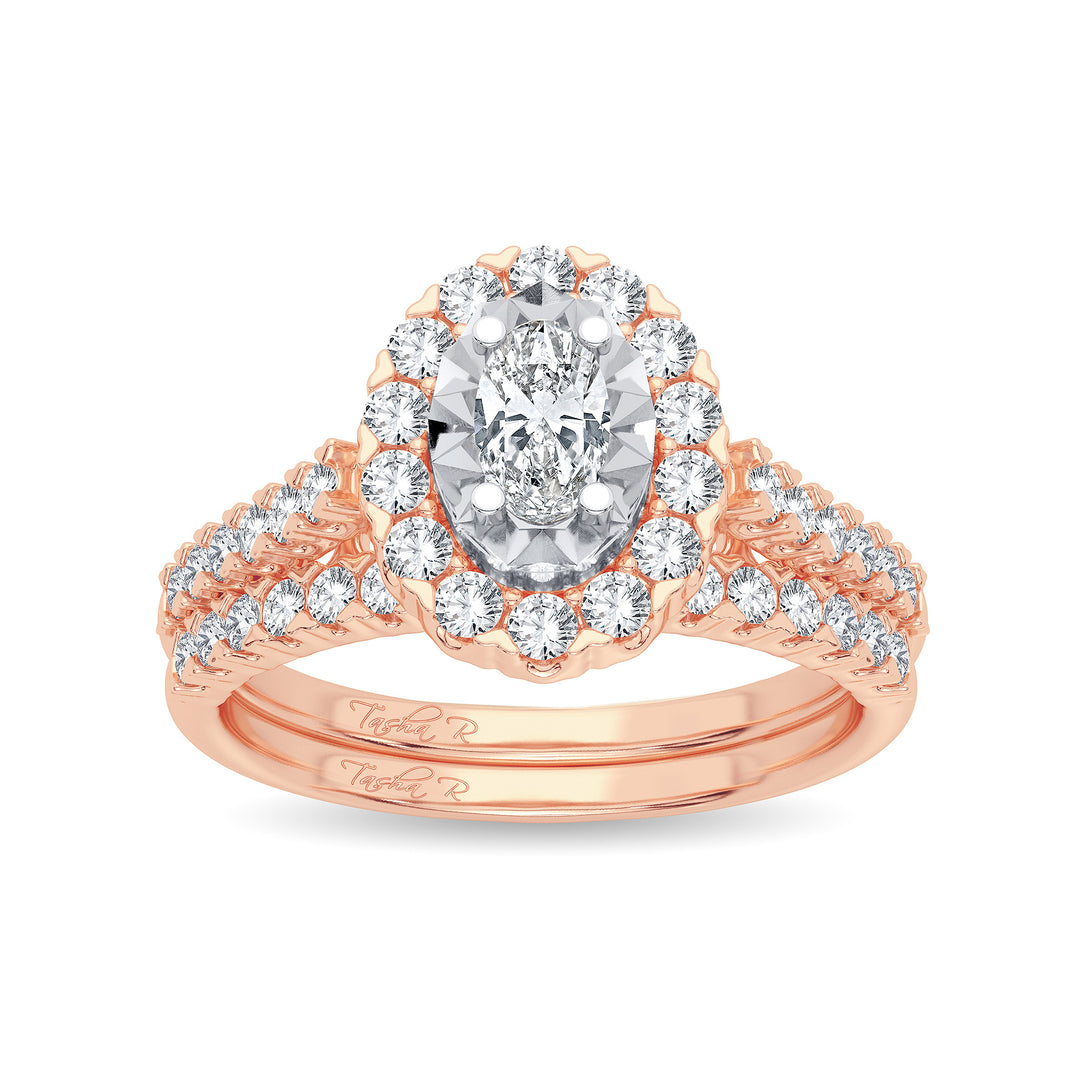 14K 1.00CT Diamond Bridal Ring