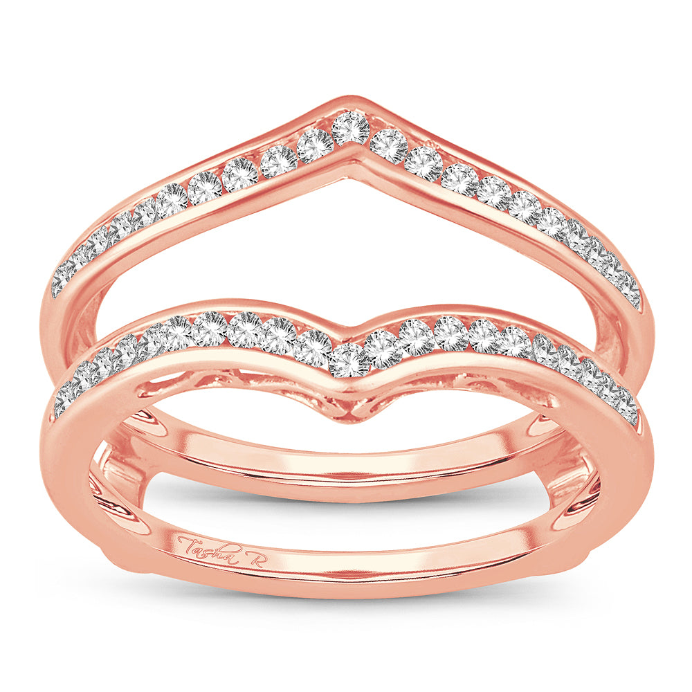 14K 0.38CT Diamond RING GUARD