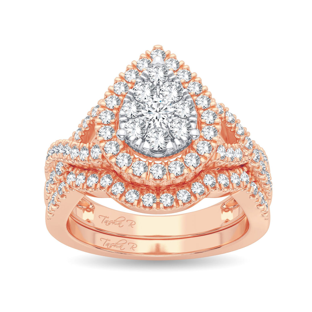 14K 1.00CT Diamond Bridal Ring