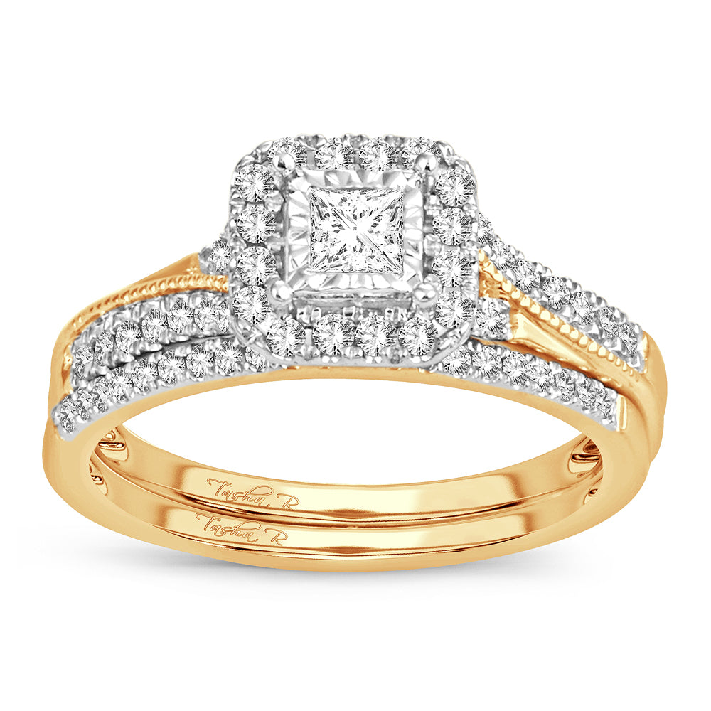 14K 0.50CT Diamond bridal set