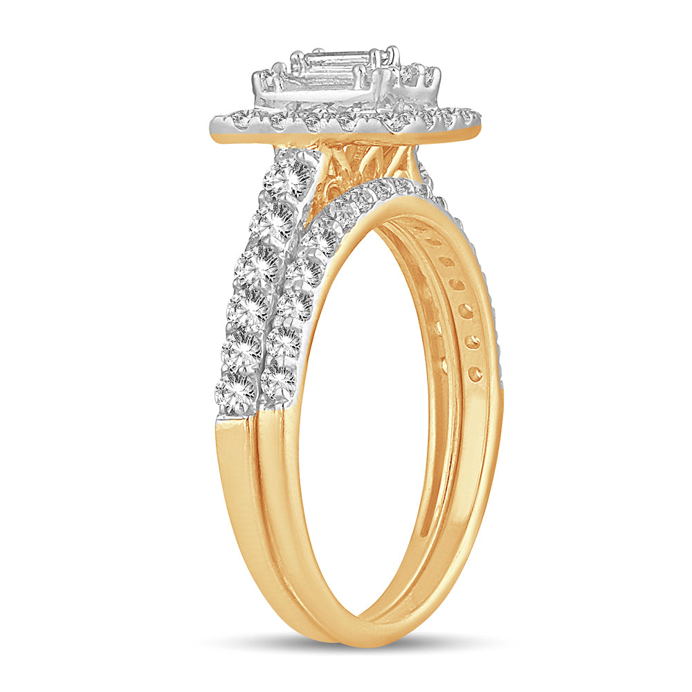 Brilliant 14k White Gold Lab Diamond Engagement Ring (1CT)