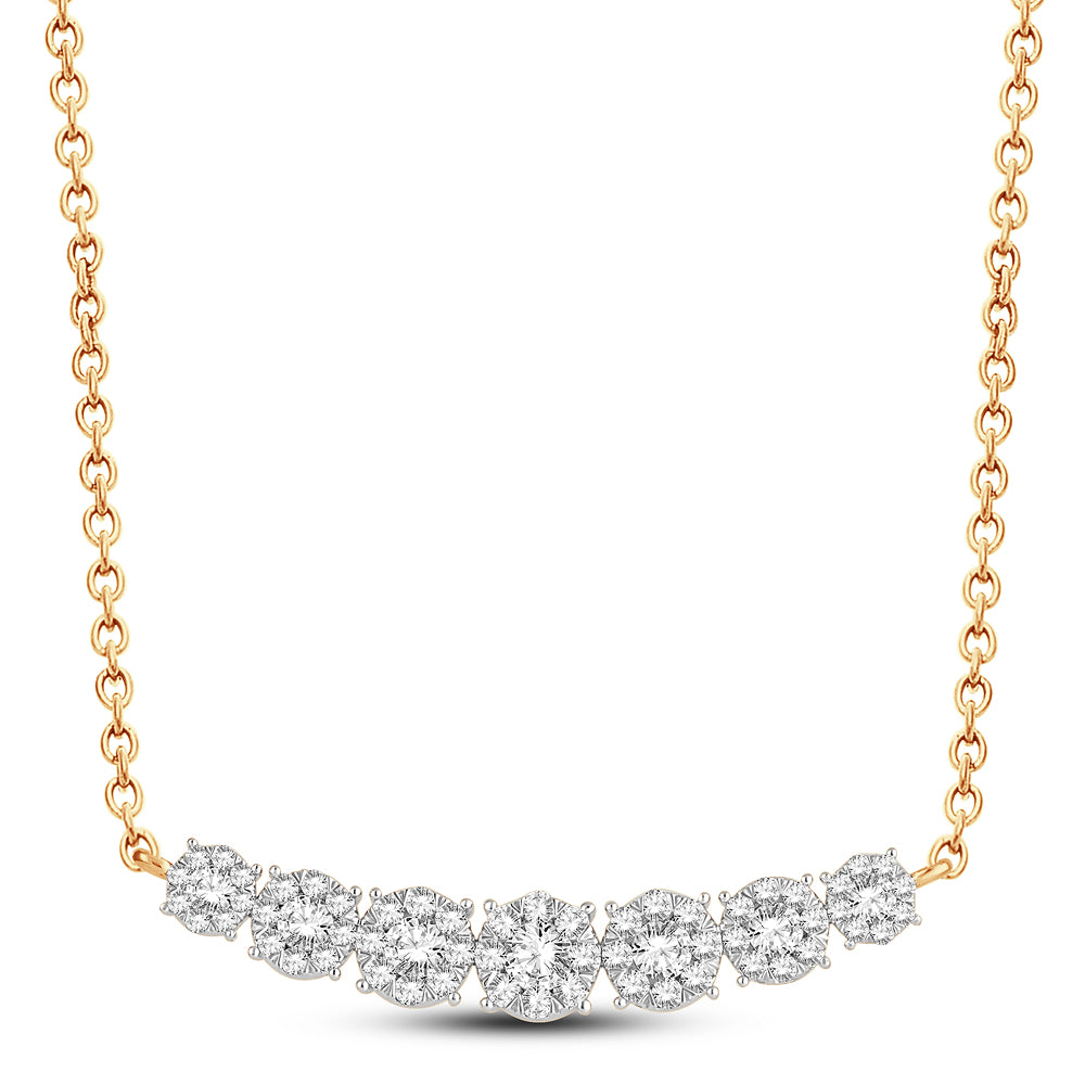 14K 3.03CT Diamond Necklace