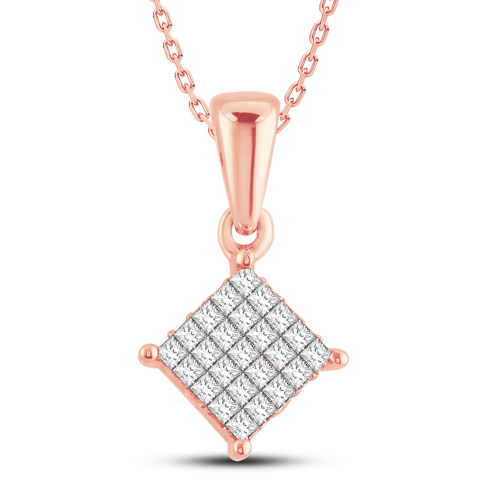 10k 0.25ct Diamond Pendant