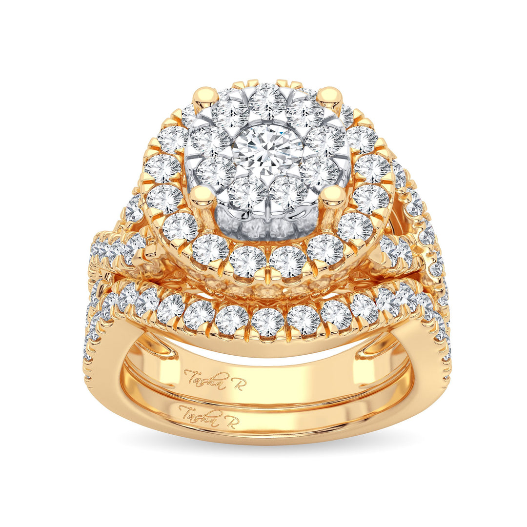 14K 1.90CT Diamond Bridal Ring