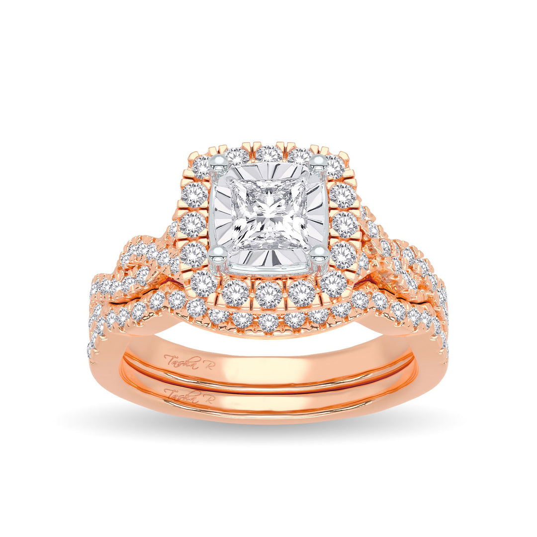 14K 0.62CT Diamond Bridal Ring