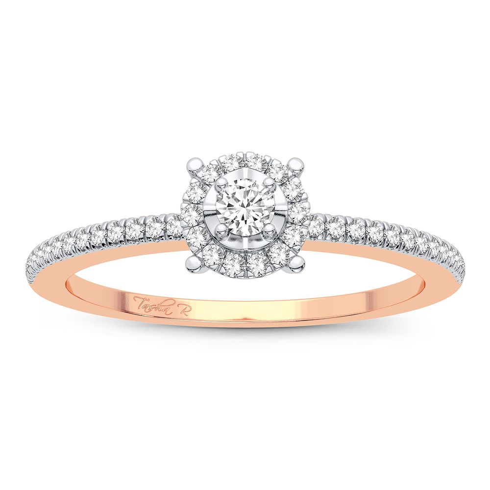 14K 0.16CT Diamond Ring