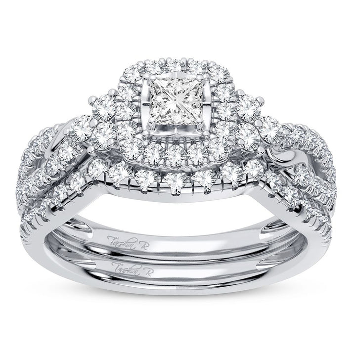 14k White Gold 1CT Lab Diamond Womens Engagement Ring