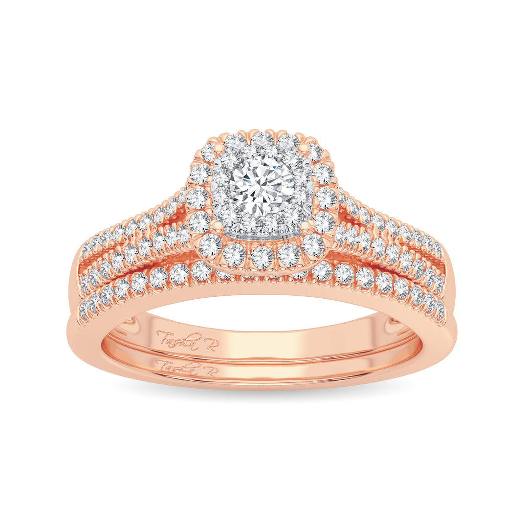 14K 0.38CT DIAMOND BRIDAL RING