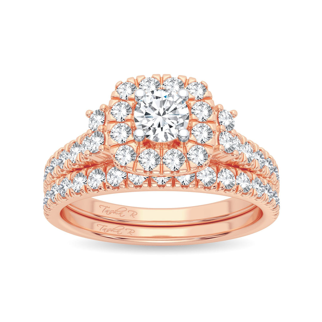 14K 1.00CT Diamond Bridal Ring