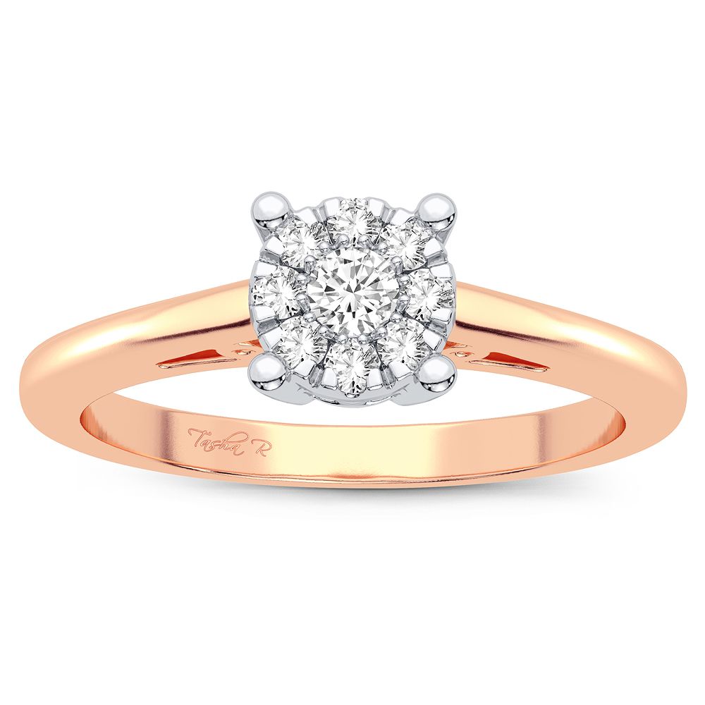 14K 0.10CT Diamond Ring