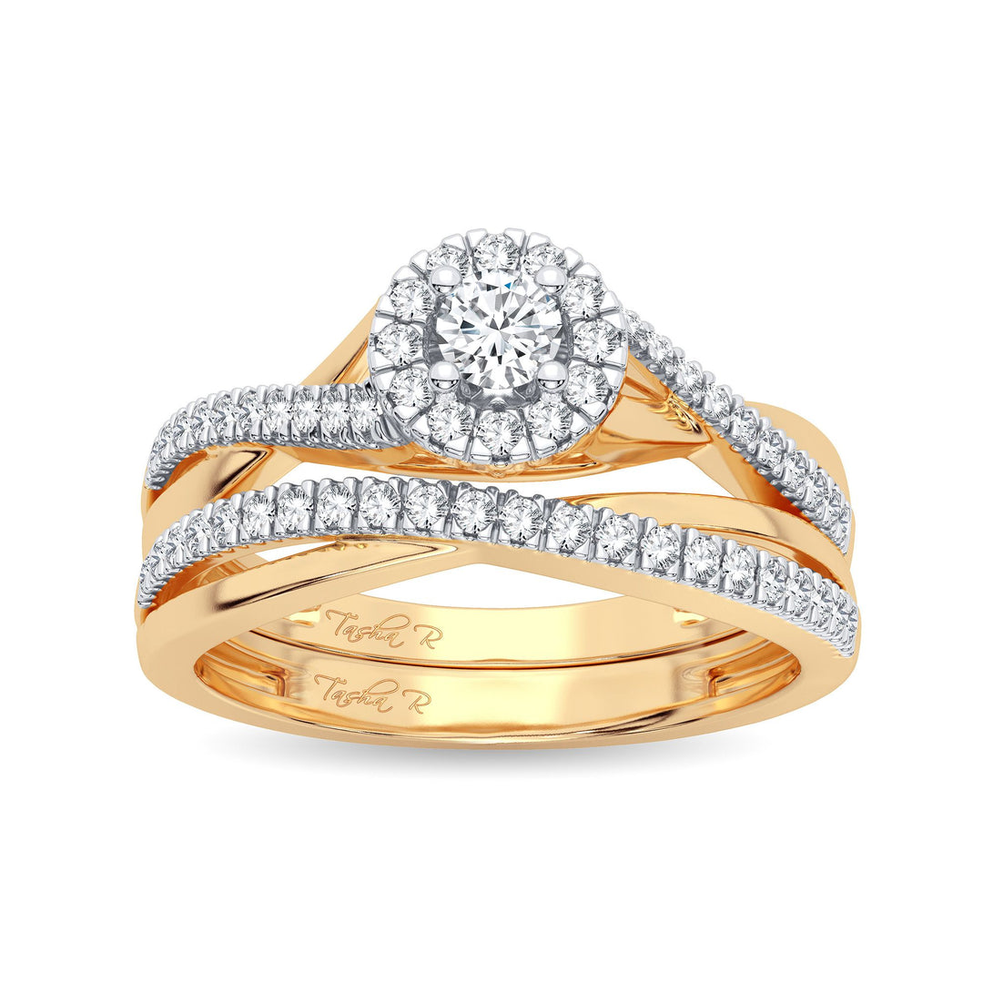 14K 0.33CT Diamond Bridal Ring