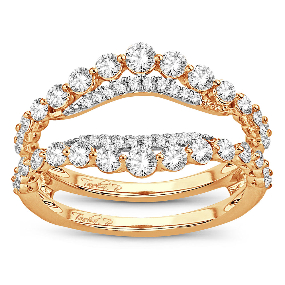 14K 1.00CT Diamond RING GUARD