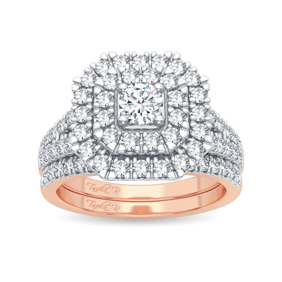 14K 1.00CT Diamond Bridal Ring