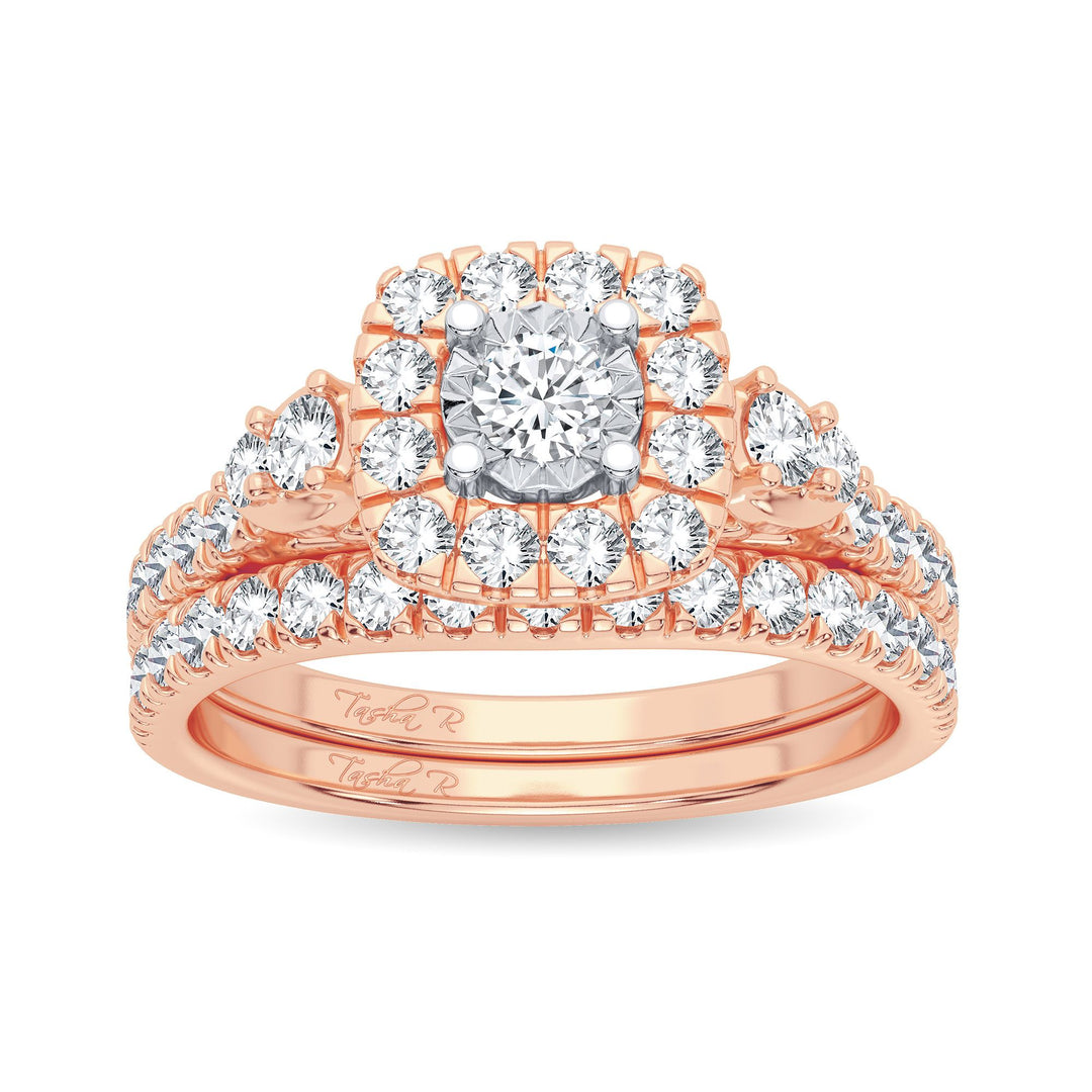 14K 1.00CT Diamond Bridal Ring