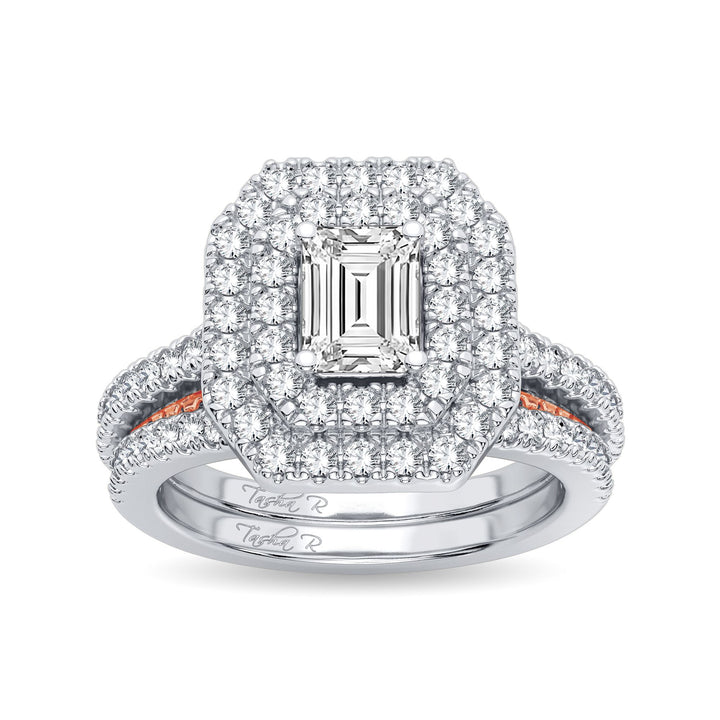 14k Rose Gold 1.50CT Lab Diamond Engagement Ring