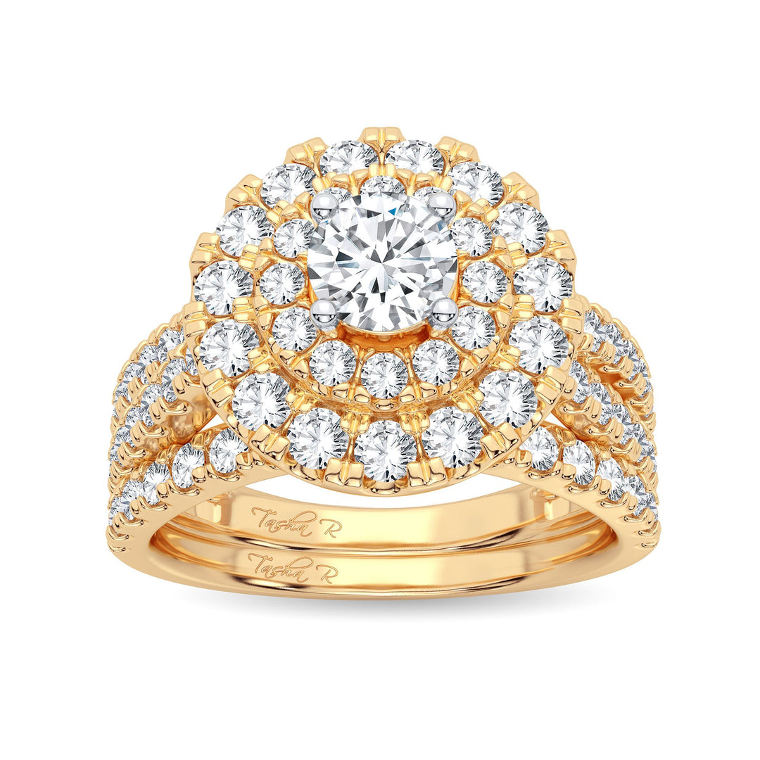 14K 2.00CT Diamond Bridal Ring