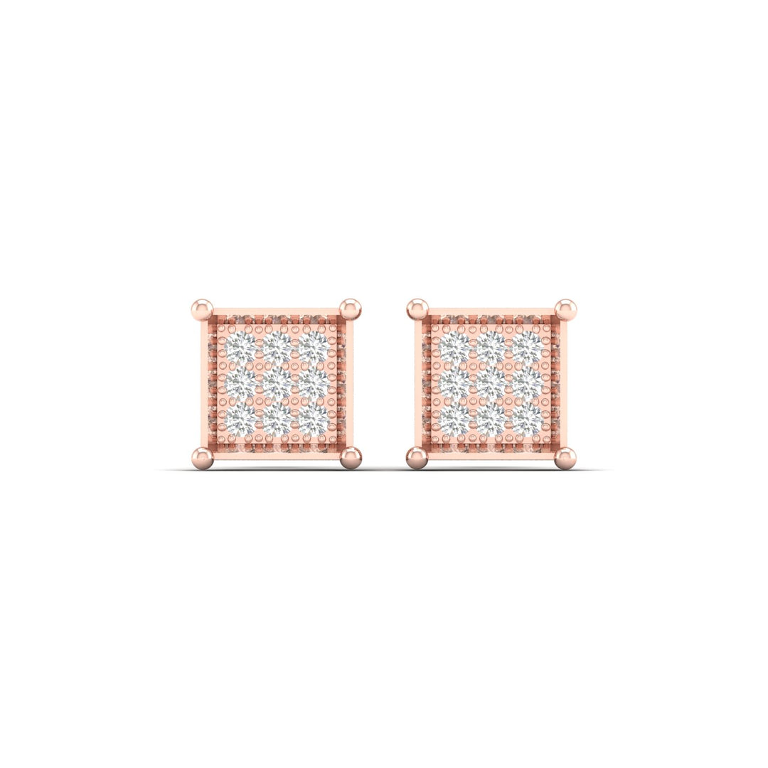 10K 0.05CT Diamond Earring