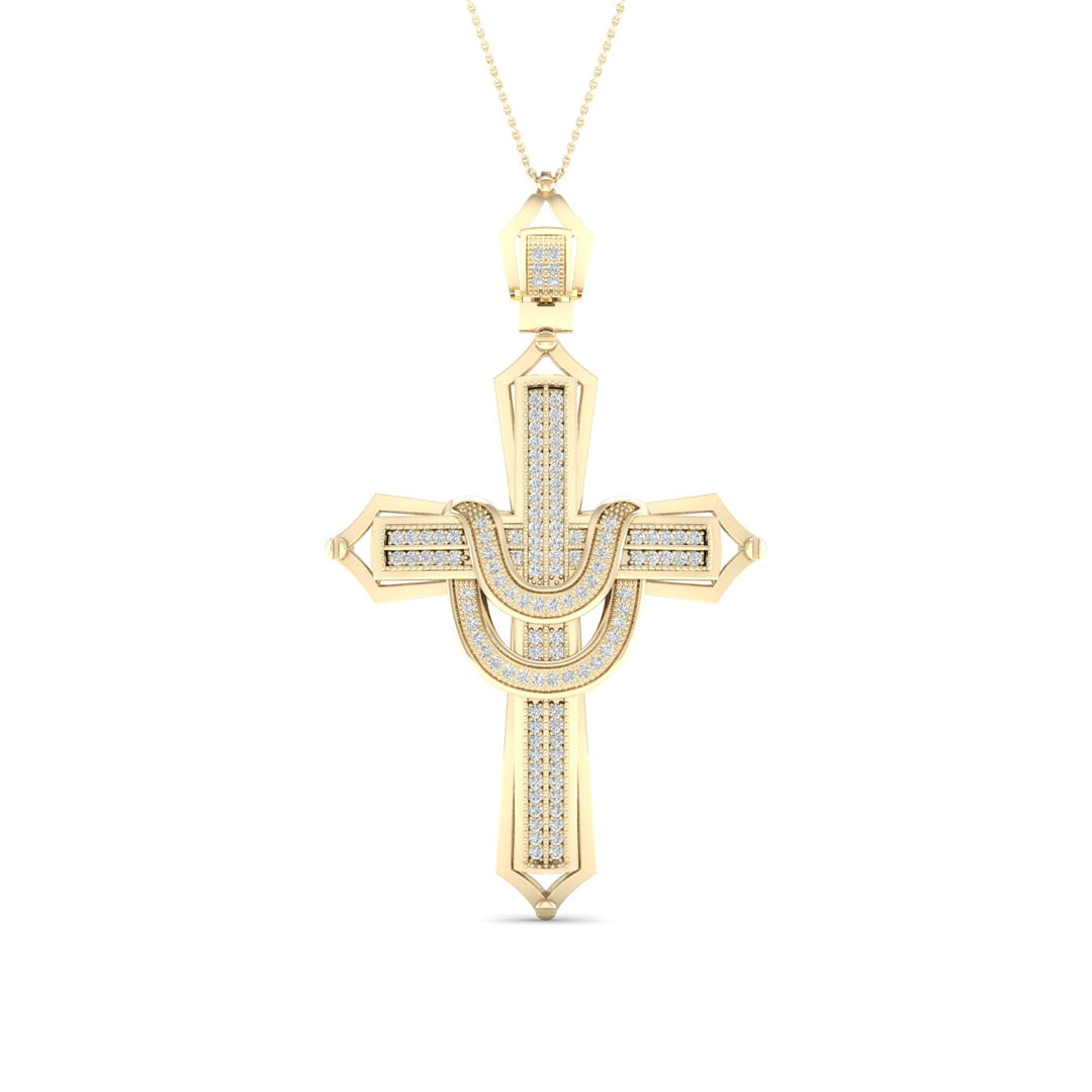 Gorgeous 10K 0.38CT Diamond Pendant