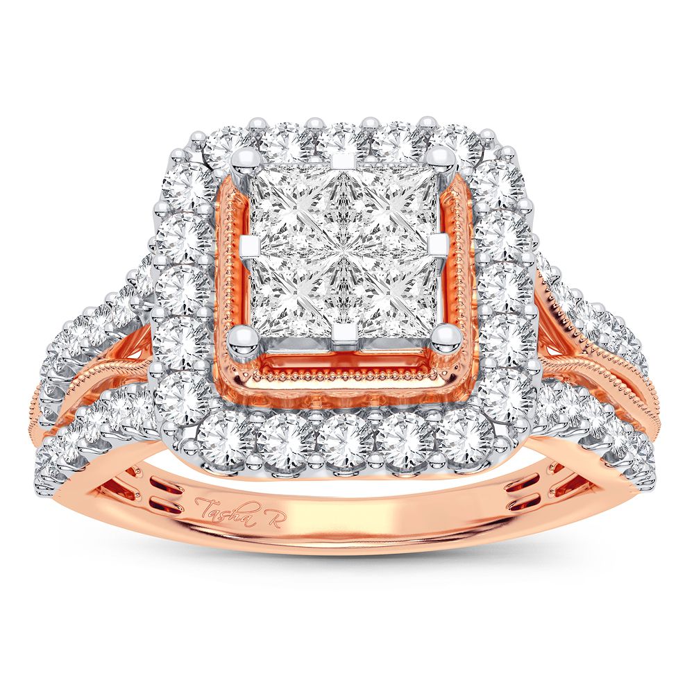 Timeless 14k Rose Gold 1CT Lab Grown Diamond Ring