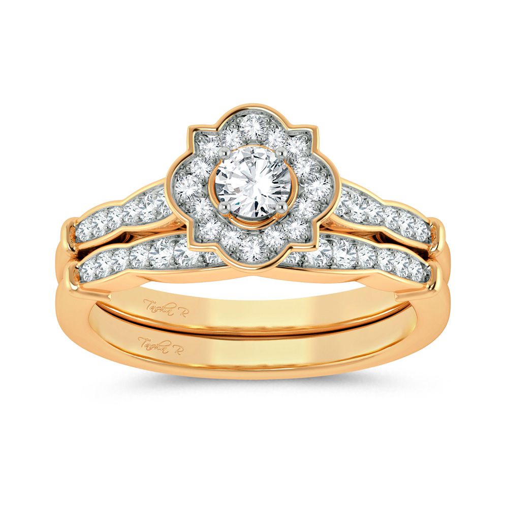 14K 0.50ct Diamond Bridal Ring