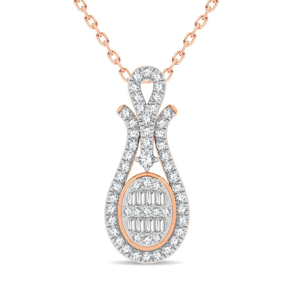 14K 0.50CT Diamond Pendant