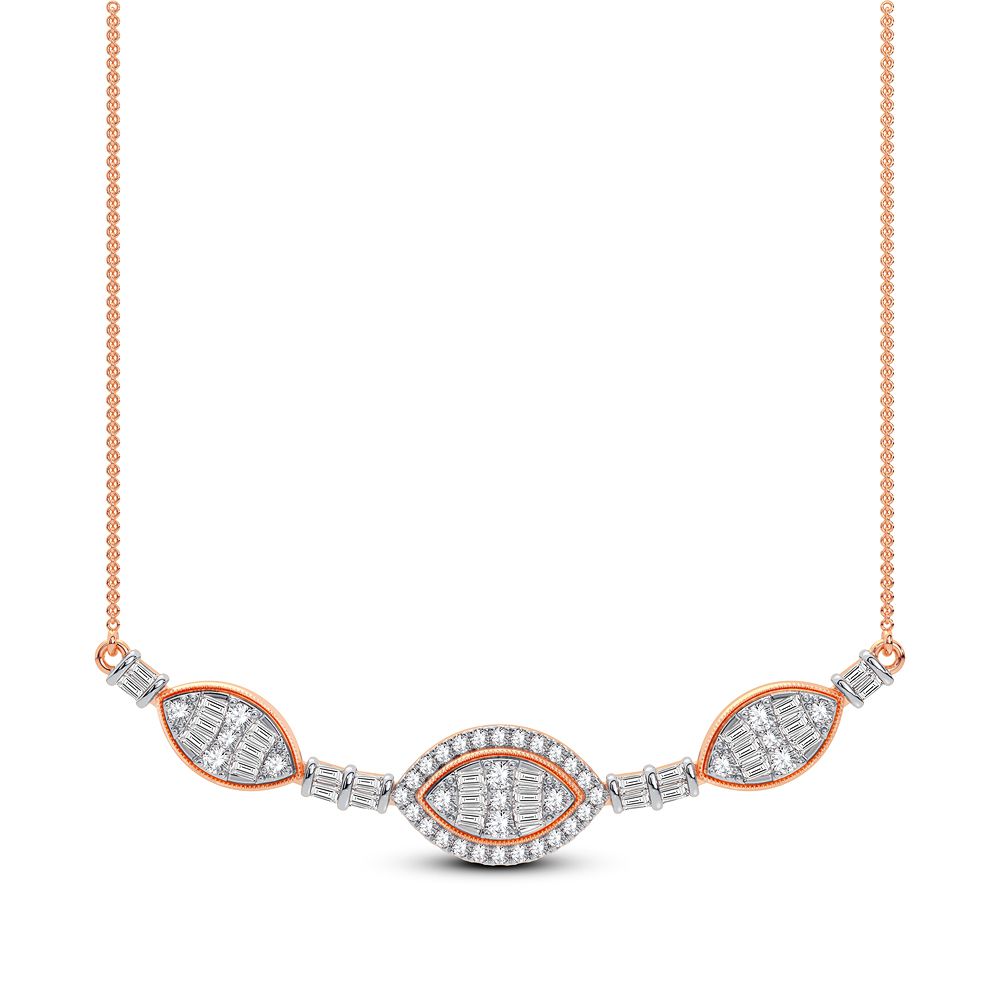 14K 0.90CT Diamond Necklace